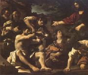 Giovanni Francesco Barbieri Called Il Guercino The Raising of Lazarus (mk05) oil